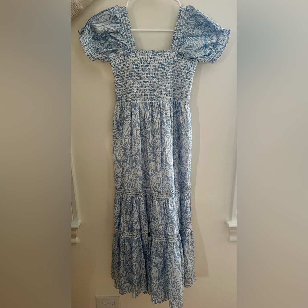 New ✨ 100% Cotton Beautiful Summer Paisley Maxi Dress, Size Small